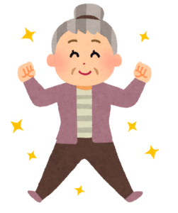 pose_genki08_obaasan